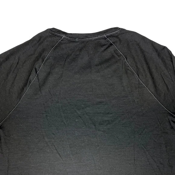 Smartwool Merino Wool Base Layer Top XL Black Long Sleeve EUC - Picture 6 of 7